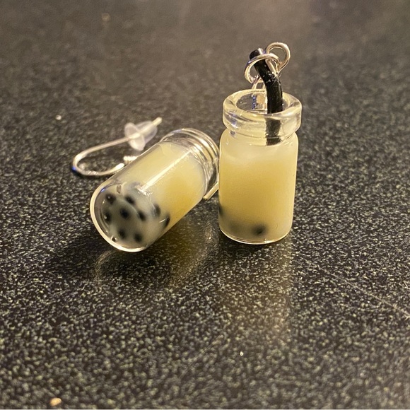 Boba Earrings - Six colors, handmade - Picture 3 of 7